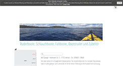 Desktop Screenshot of faltbootspiegel.de